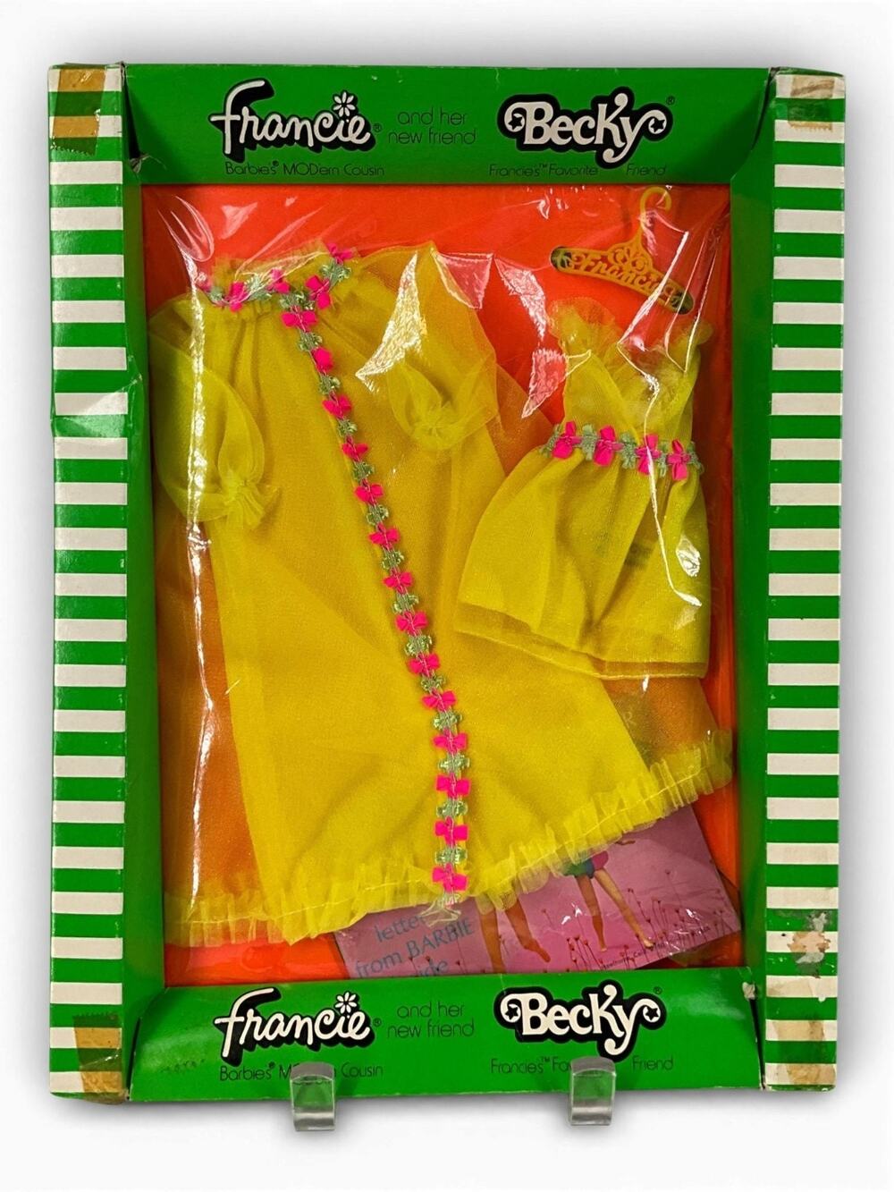Vintage 1970 Mattel Francie And Becky Dreamy Duo NRFB New In Box Complete 3450